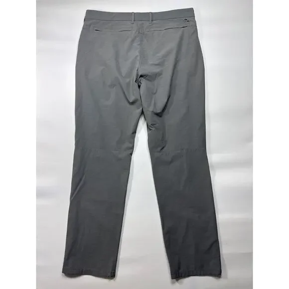 Tommy Bahama Men's Gray Straight Leg Lightweight/Golf Pants - 34x30 (34x28.5) - Picture 2 of 5